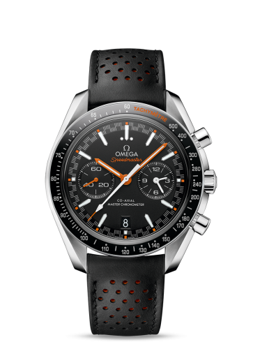 Omega Speedmaster Racing Master Co-Axial Stainless Steel / Black / Orange / Strap
